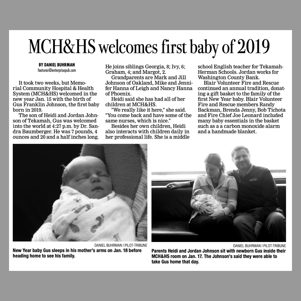 MCH&HS First Baby 2019