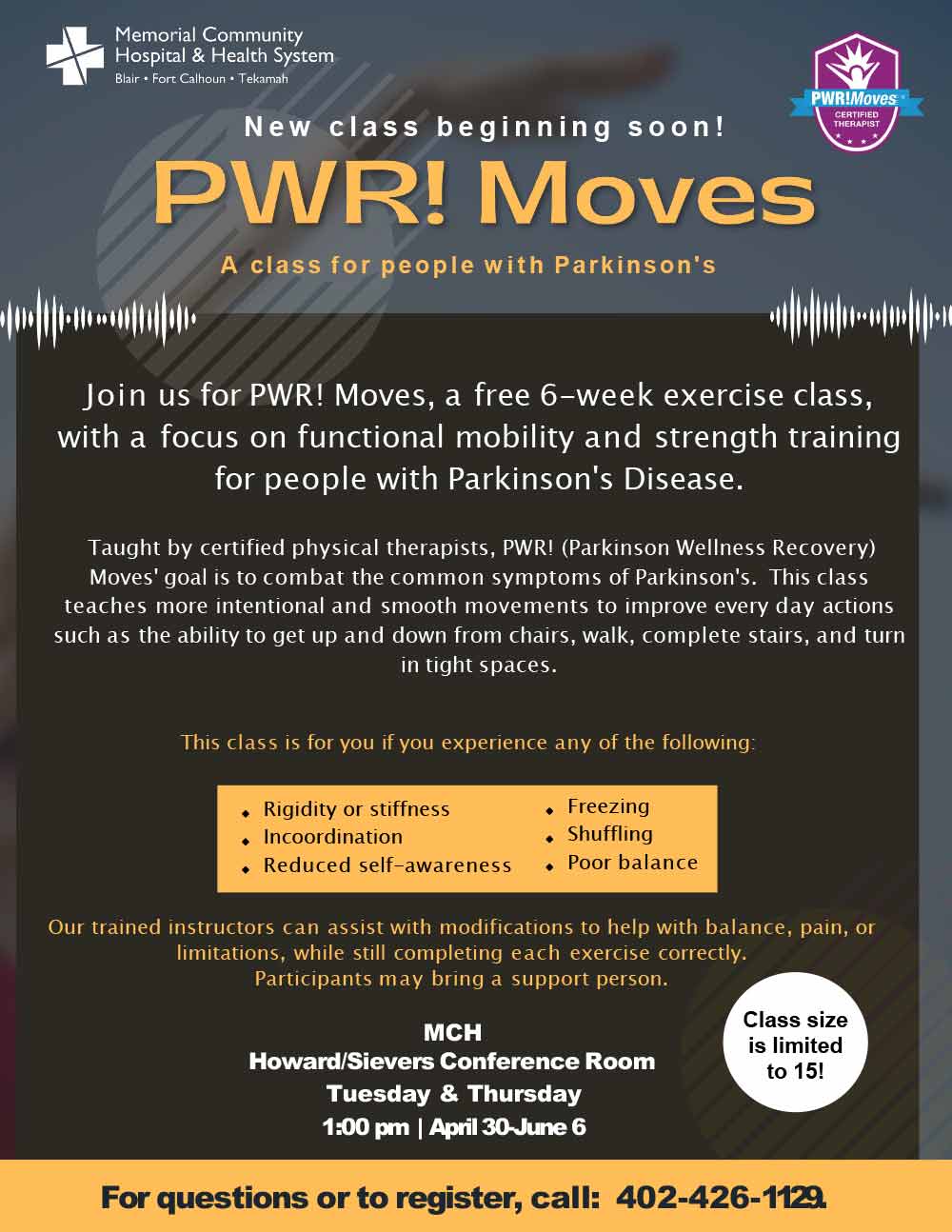 PWR! Moves Flyer 2024